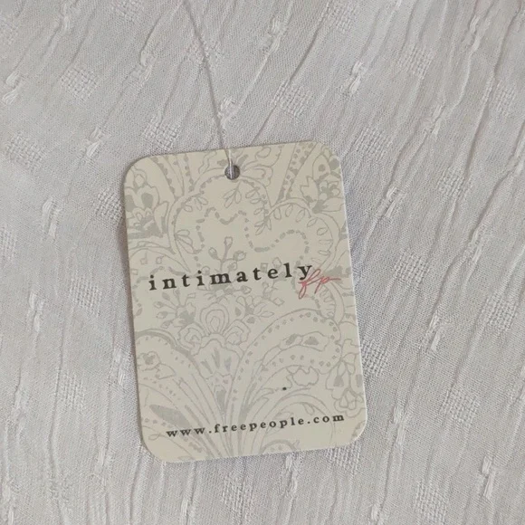 Free People Intimately NWT Clean Ivory Elastic Waist Midi Skirt Size XSmall - Picture 4 of 8